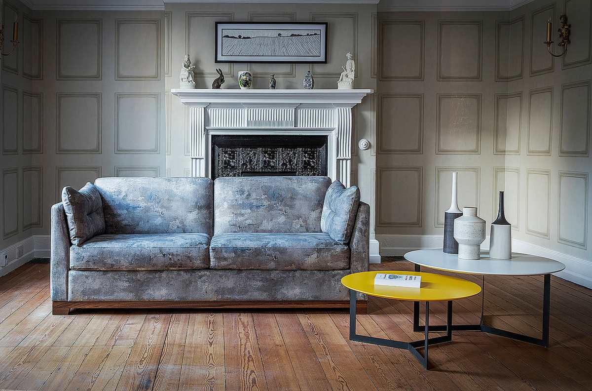 milano sofa bed in grey color